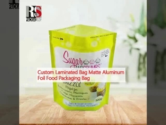 Заказные ламинированные пакеты Мат Алюминиевая фольга Продовольственная упаковка
