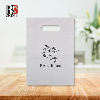 Изготовленный на заказ печатный LDPE HDPE Die Cut Handle Carry Poly Grocery Supermarket Merchandise Gift Plastic Packaging Shopping Bag With LOGO