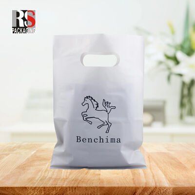 Изготовленный на заказ печатный LDPE HDPE Die Cut Handle Carry Poly Grocery Supermarket Merchandise Gift Plastic Packaging Shopping Bag With LOGO
