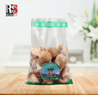 Прозрачный микроперфорированный пакет для упаковки свежих овощей