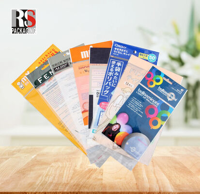 Настройка OPP Header Bag Пластиковый полиэтиленовый пакет Малый подарок OPP Header Bag с висящим отверстием